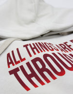 Lade das Bild in den Galerie-Viewer, All Things Are Possible Hoodie Grau
