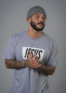 Jesus T-Shirt Grau