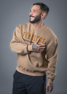 FEARLESS Sweater Braun