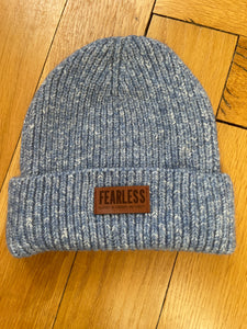 Beanie - blau meliert