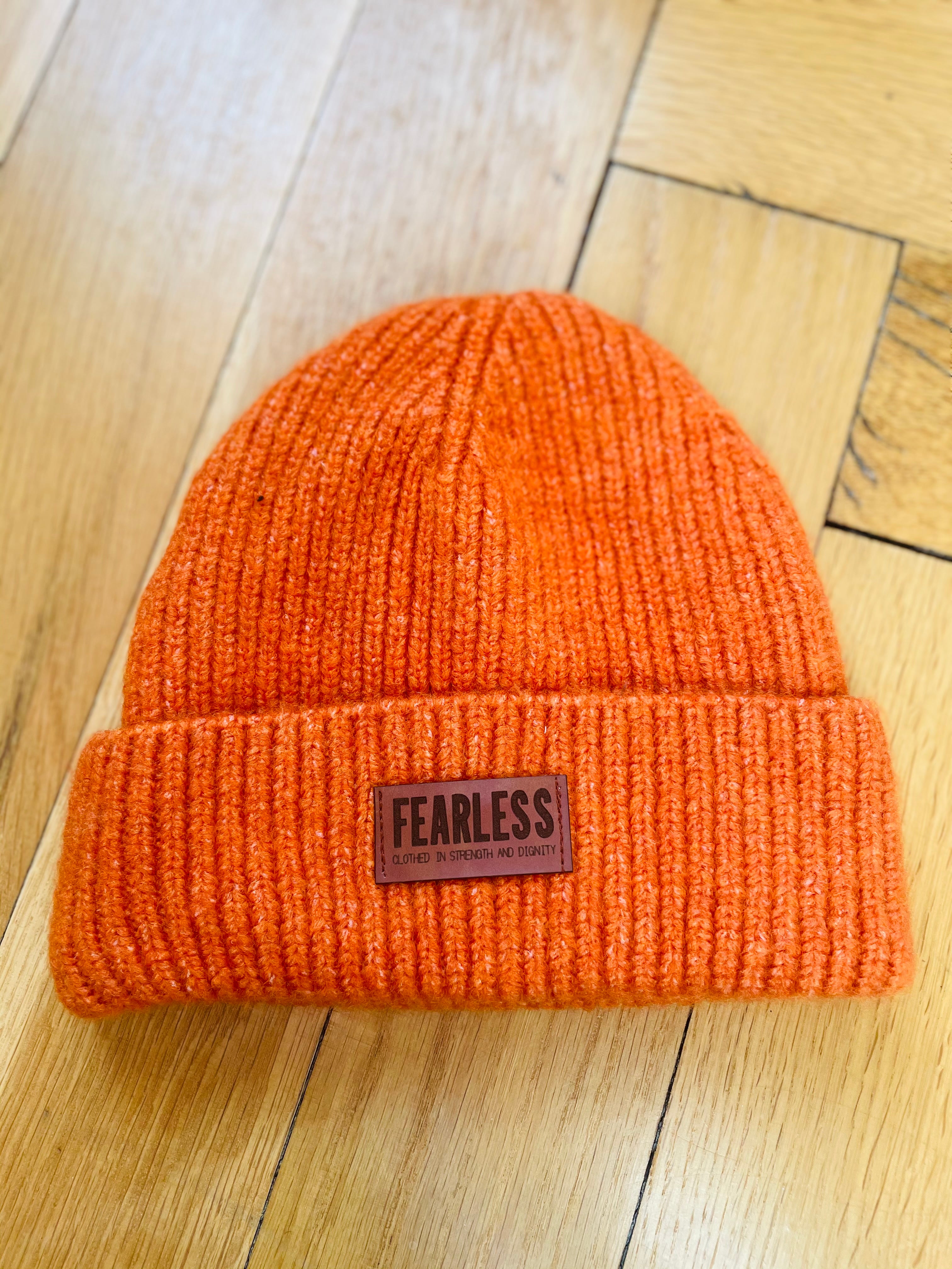 Beanie - rost orange