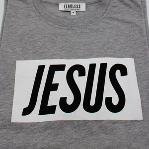 Jesus T-Shirt Grau