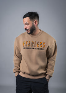 FEARLESS Sweater Braun