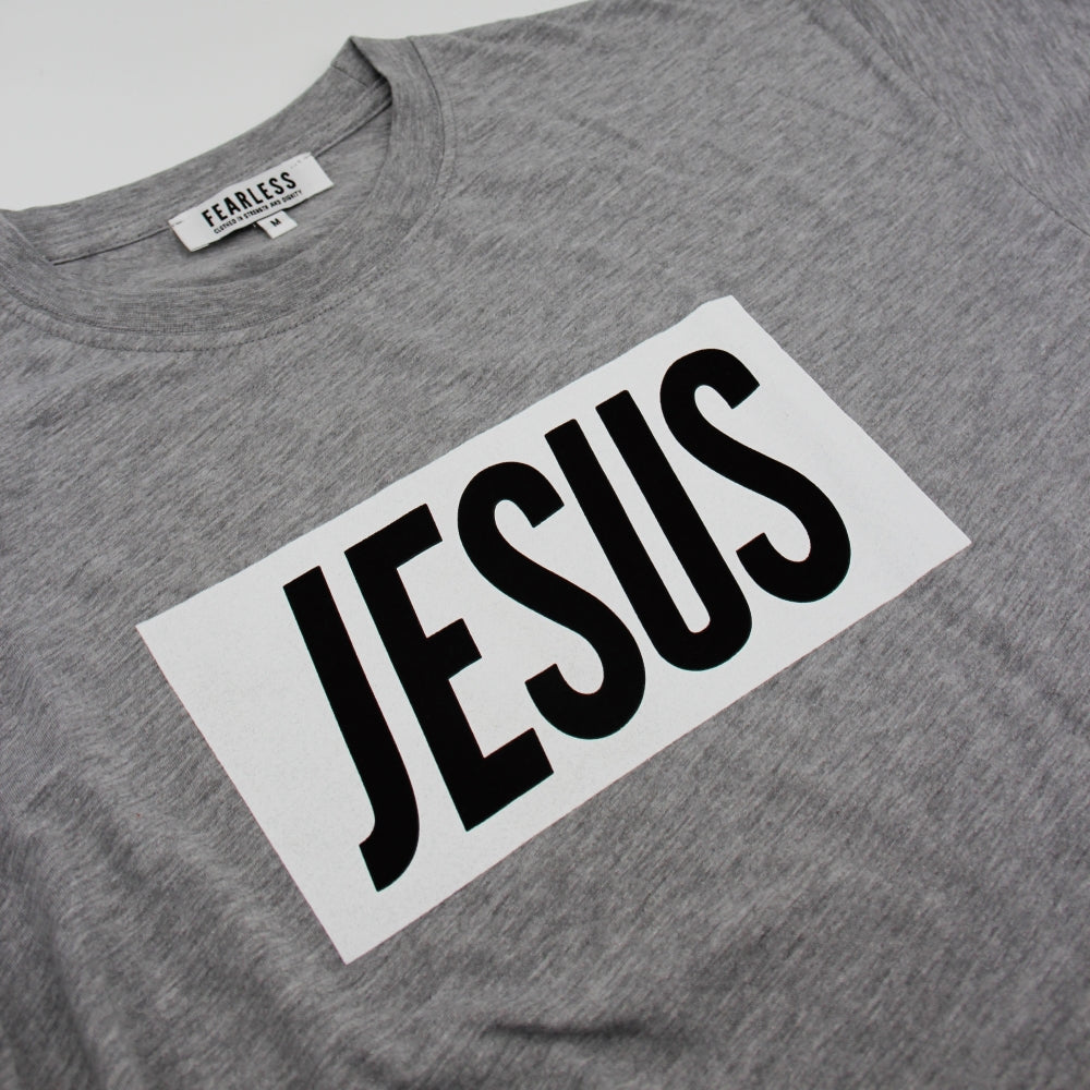 Jesus T-Shirt Grau