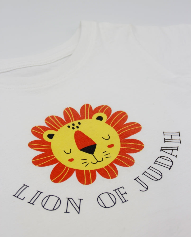 Lion of Judah T-Shirt Weiss