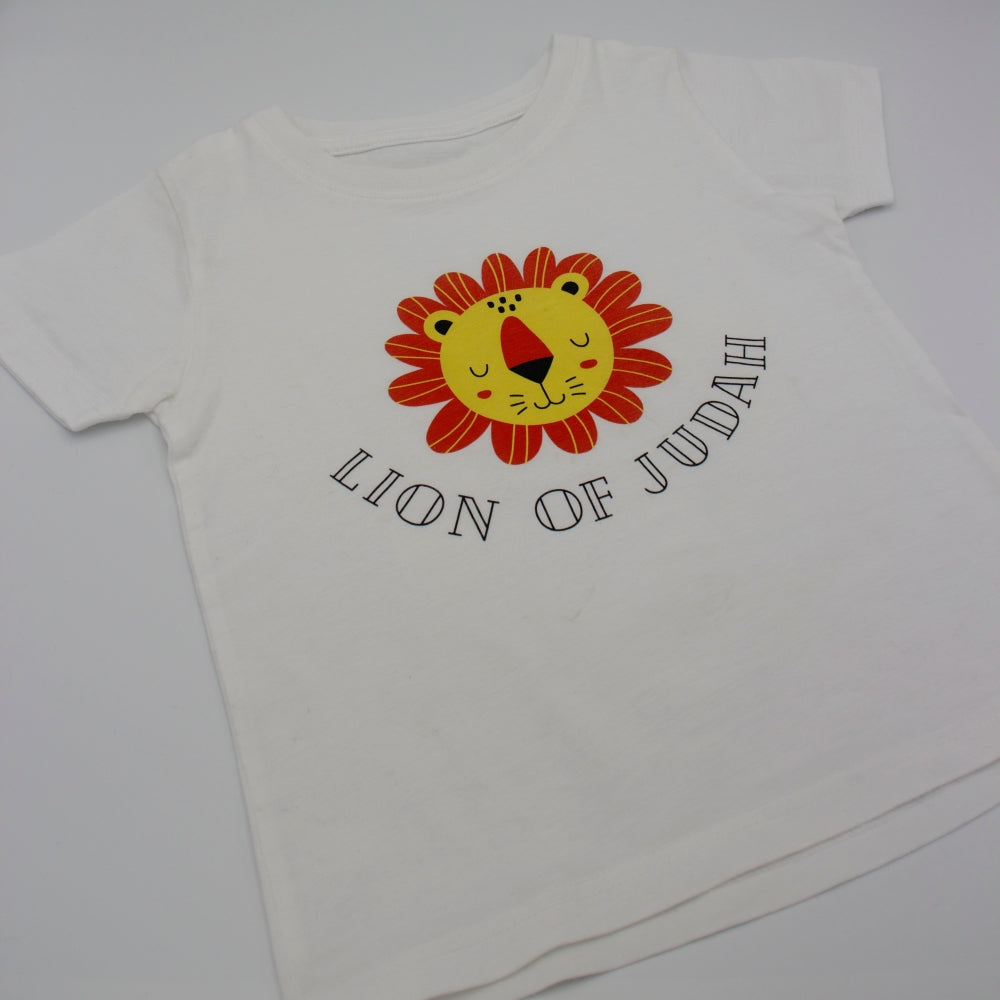 Lion of Judah T-Shirt Weiss