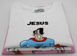 Lade das Bild in den Galerie-Viewer, Jesus Is My Superhero T-Shirt Weiss
