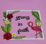 Lade das Bild in den Galerie-Viewer, Young in Faith T-Shirt Rosa
